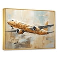 thumbnail image 2 of Designart "Wings Of Adventure For The Passenger Plane" Plane Floater Framed Wall Art Prints, 2 of 5