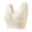 White, variant on Womens Bras Lace Wide Straps Pull on No Underwire Ruched Bralette Seniors Lifting Smoothing Support Trendy Bras