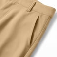 thumbnail image 6 of DJDLJWCJ Teen Girls School Uniform Pants Elastic Waist Flat Front Pull-On Dress Pants with Pocket Solid Color Stretch Straight Pants Khaki Size 7, 6 of 8