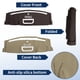 thumbnail image 4 of Cubierta del tablero Unique Bargains para Ford F150 2021-2025 Sin HUD Cubierta del tablero Interior del automóvil Antideslizante/Antipolvo de cuero sintético Marrón 1 set, 4 of 7