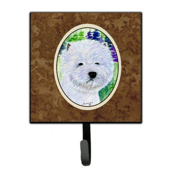 Carolines Treasures SS8002SH4 Westie Leash Holder or Key Hook, Small, Multicolor