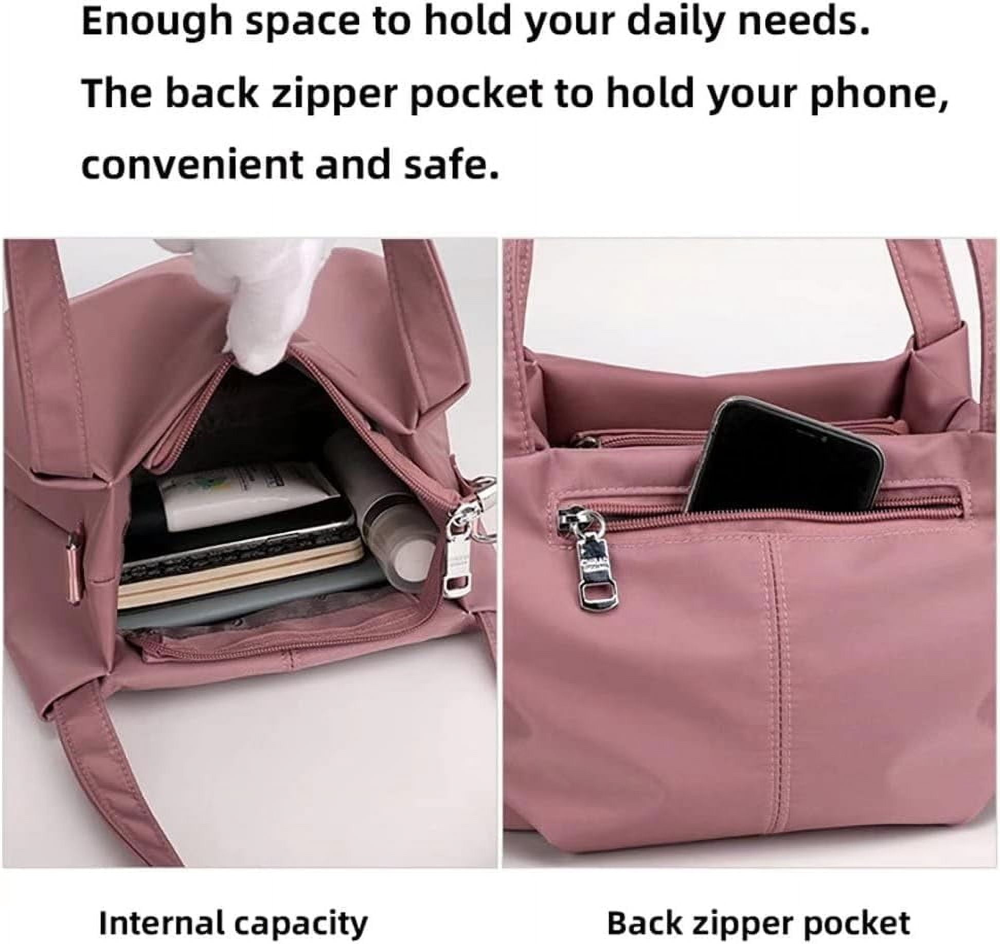 Shoulder Bag for Women Ladies Nylon Satchel Purses Lightweight Crossbody Handbag Travel Tote Purses