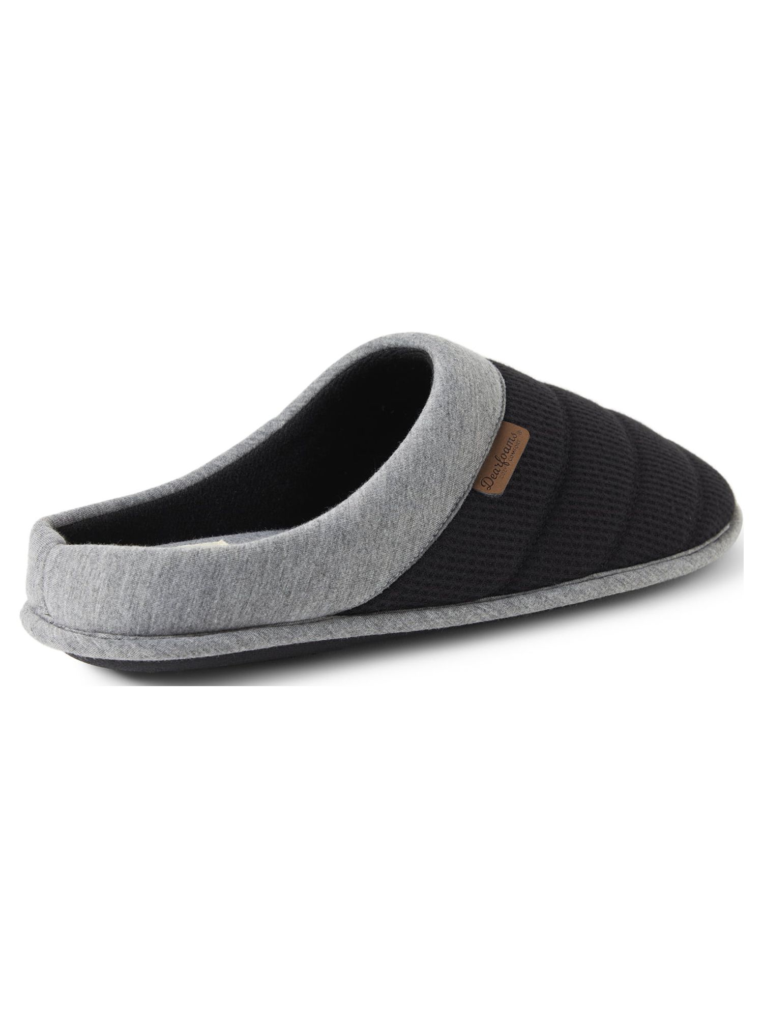 Dearfoams Men's Cozy Comfort Bound Knit Clog Slippers photo 3