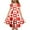 Red, variant on Wdgfv Girls Canada Day Floral Dress Cute Red White Maple Leaf Print Tiered A Line Flutter Sleeves Pockets Comfortable Holiday Celebration Outfit Red 8-9 Years