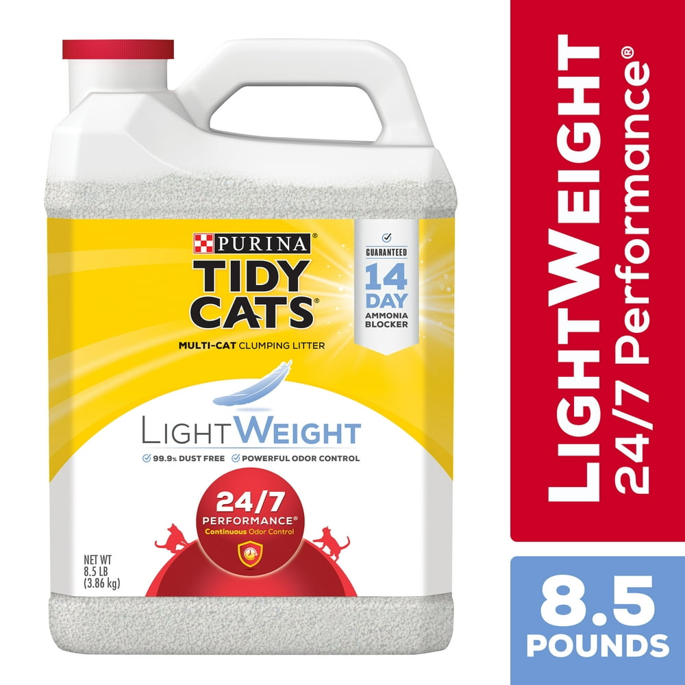 Purina Tidy Cats Light Weight, Low Dust, Clumping Cat Litter, 24/7
