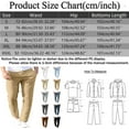 thumbnail image 3 of XAOWF Men'S Linen Casual Pants Solid Color Breathable Comfortable Slacks With Multiple Pockets 2025 Relaxed Fit Stylish Trousers, 3 of 5