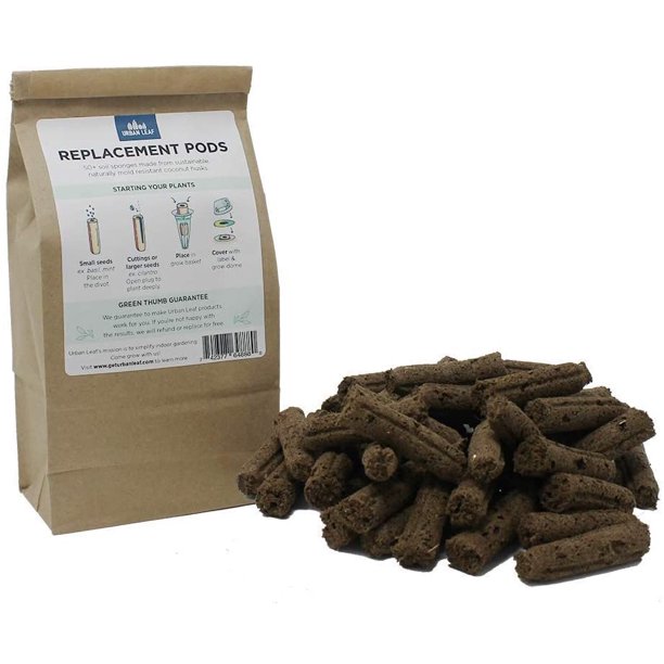 Indoor Hydroponic Garden Eco-Friendly Seed Starter Grow Sponge Pods (50