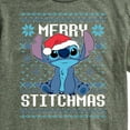 thumbnail image 3 of Lilo & Stitch - Merry Stitchmas - Men's Short Sleeve Graphic T-Shirt, 3 of 5