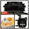 thumbnail image 3 of A/C Compressor Compatible with 2018-2021 Ford Expedition XLT SSV 2018-2019 XL 3.5L V6 EcoBoost Twin-Turbo Electronic Control Valve 4-Groove New Replaces HL3Z 19703 Y KL1Z 19703 A, 3 of 4