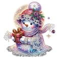 thumbnail image 1 of 5D DIY Taladro Parcial Con Forma Especial Muñeco Nieve Navidad 30x30cm, 1 of 9