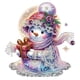 thumbnail image 1 of (XD325) Serie Muñeco Nieve Navidad Con Diamantes Parciales Pintura Diamantes Resina Con Forma Especial 30*30CM, 1 of 9
