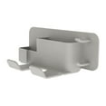 thumbnail image 3 of Estante de Soporte para Secador de Pelo, Herramientas de Estilismo con Soporte para Peine, Almacenamiento de Salón de Dormitorio Sin Perforaciones, Es gris, 3 of 8
