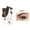 Brown, variant on Erna 15-Minute Fast Henna Eyelash Eyebrow Dye Tint Professional Tint Easy Dye Gel Eyelash Kit Semi Permanent Eyebrows Tint Dye Makeup