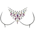 thumbnail image 1 of WREESH Exquisite Acrylic Chest Sticker Diamond Art Carnival Party Chest Decoration, 1 of 1