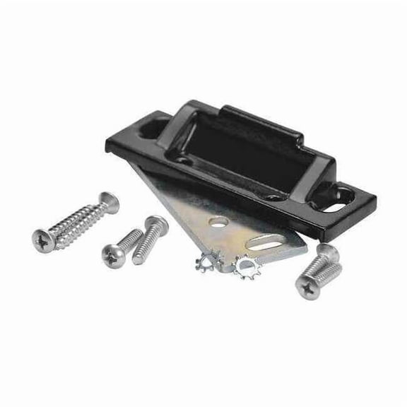 Sargent Standard Strike,Satin Chrome,Black 649 BLACK