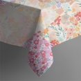 thumbnail image 4 of Pioneer Flower Floral Print Pattern Rectangle Tablecloth 60x102in,Waterproof Polyester Rectangle Table Cloth, Wipeable Spillproof Polyester Tablecloth for Dining, Camping, Indoor and Outdoor, 4 of 6