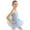 Blue, variant on Fesfesfes Toddler Girls Ballet Suit Children's Dance Outfit Leotard Clothes Summer Jumpsuit Sling Cross Back Training Clothes Ballet One-piece Gym Suit Rubber Band Skirt Set On Sale