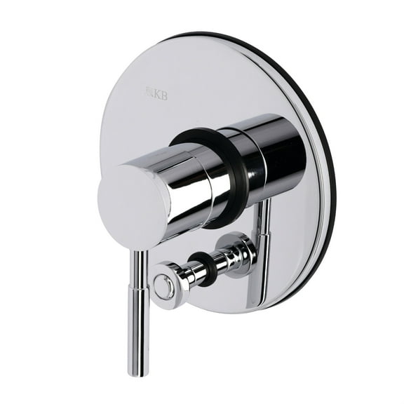 Kingston Brass KB86910DLLST Pressure Balance Valve Trim Only Without Shower and Tub Spout, Polished Chrome, Polished Chrome