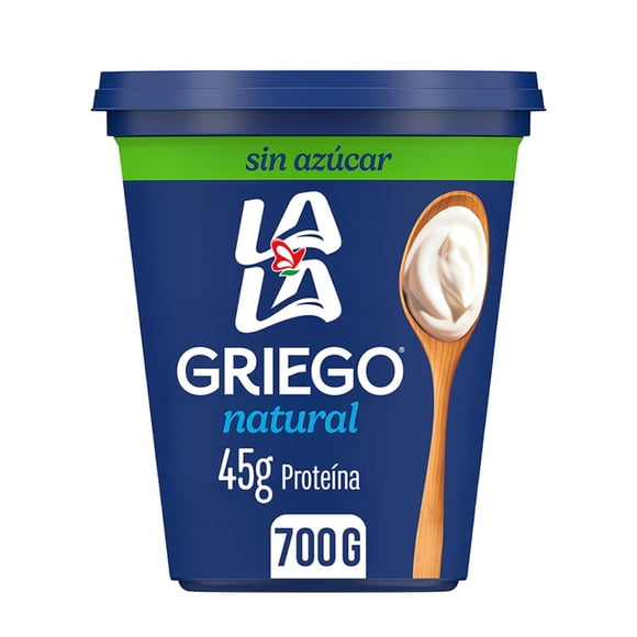 Yogurt batido Lala griego natural sin azúcar 700 g