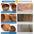 thumbnail image 5 of Wooden Fruit Salad Bowl:Small Salad Bowl for Home Use,Wooden Bowls for Kitchen and Dining Table,Serving Bowls for Holding Rice, Salad, Hot Soup,Wood Swell Salad Bowl,4.3 * 2.3IN, 5 of 7