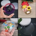 thumbnail image 4 of Injueey Niveles de placa acrílica portátiles para acrílico para resultados profesionales de arte fáciles con arte para artistas 7,6 cm2 Artesanía 10cm * 2mm/20 piezas, 4 of 6
