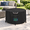 Round: 36"Dia x 25"H, variant on Rectangular Fire Pit Table Cover 52"l X 34"w Waterproof Heavy Duty