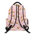 thumbnail image 2 of HUIACONG Pink Capybara Print School Backpack for Teens Kids Age 7-18 Multi Pockets Water Resistant Adjustable Cushioned Straps Lightweight Durable Bookbag for Daily Use Travel Camping, 2 of 7
