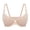 Beige, variant on Women's See Through Sheer Mesh Bra Underwire Unlined Sexy Demi Bra(34DD,Black)