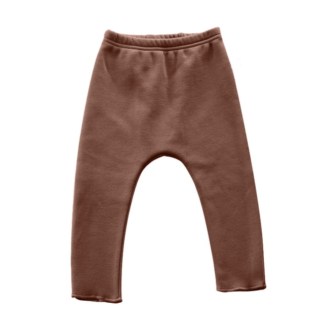 Leggings Laklulu para bebé, pantalones sencillos con nalgas grandes para niños y niñas, ropa de otoño e invierno (café intenso), 66 cm