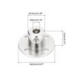 thumbnail image 2 of Unique Bargains 4 Pcs Connecteur de Raccord de Bride 4mm Modèle Guide Rigide avec Mini Clé Hexagonale et Vis de Fixation, 2 of 6