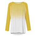 thumbnail image 5 of Ahuyic Womens Plus Size Top, Casual Long Sleeve Blouse For Autumns And Winter, Womens Casual Full Sleeve Round Neck Loose Blouse Solid Color Print T-Shirt, 5 of 6