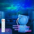 thumbnail image 4 of Proyector de luz de astronauta, proyector de galaxia para dormitorio, proyector de estrellas con lámpara de luna, luz nocturna LED de nebulosa para niños, decoración de habitación, fiesta, regalo, 4 of 5