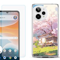 Phone Case for Cricket Icon Pro 2026, with Screen Protector, by OneToughShield - Aura Spring