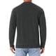 thumbnail image 3 of SUÉTER DE PULLOVER DE CUELLO ALTO PARA HOMBRE INSPIRE CHIC, DE COLOR SÓLIDO, CON CREMALLERA DE CUARTO, SUÉTER DE PÓLO DE PUNTO TALLA S GRIS OSCURO, 3 of 5