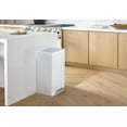 thumbnail image 2 of Kohler K-20940-STW 13 gal Stainless Steel Step Can, White, 2 of 10
