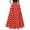 Z55-Red, variant on Long Flowy Skirts for Women Front Slit Solid Color Soft 2026 Elastic High Waist Chiffon Flowy Skirts with Pockets