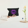 thumbnail image 4 of Leisuo 2 Pcs Canvas Tote Bags Cute Aesthetic Tote Bags with Zipper Purple Kissing Party Supplies Black, 4 of 8