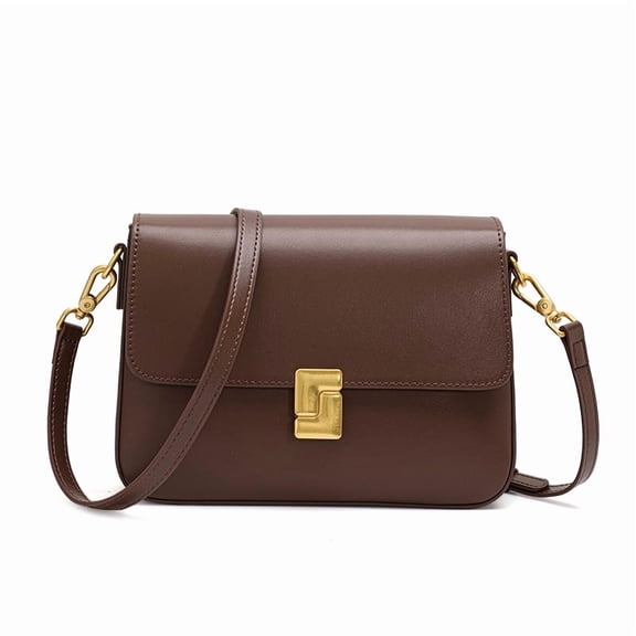 100% Genuine Leather Women Crossbody Bag Fashion Small Square Bag High Quality Cowhide Women's Commuter Shoulder Bag