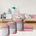thumbnail image 5 of 4pcs/set Compression Packing Cubes Expandable Storage Travel Luggage Bags Organizer, 5 of 5