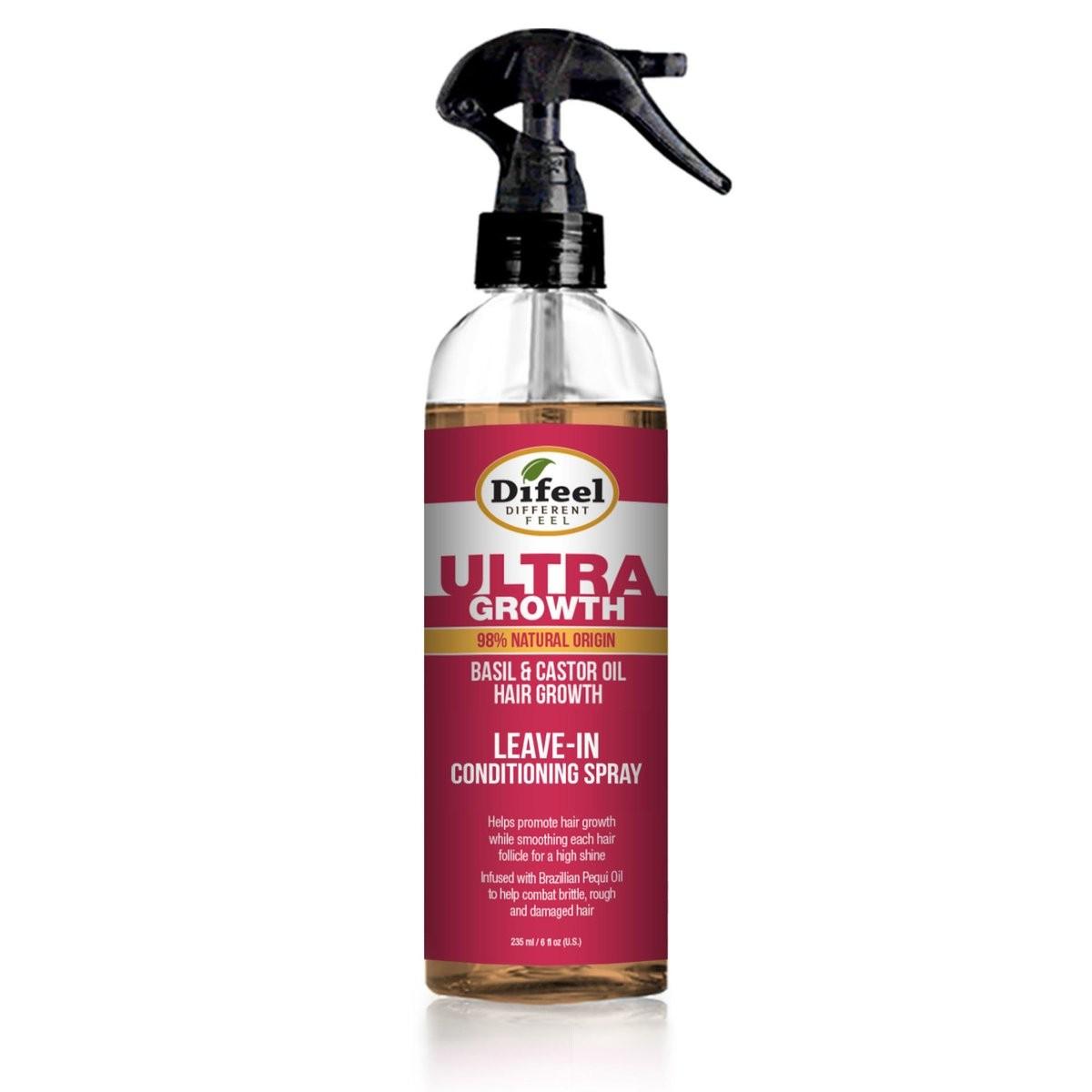 Difeel Ultra Growth Basil & Castor Hair Oil Leave In Conditioning Spray
