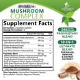 thumbnail image 3 of Mushroom Brain Supplement 10 in 1 Blend - High Strength Mushroom Complex with Lions Mane, Turkey Tail, Reishi, Cordyceps, Chaga & Brain Nootropic Complex for Memory & Focus Support - 60 Capsules, 3 of 10