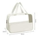 thumbnail image 2 of Paquete blanco de bolsas de aseo de viaje para mujeres y niñas, bolsitas de cosméticos con cremallera, bolsa de aseo portátil, bolsa de maquillaje para viajar, 2 of 3