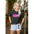 thumbnail image 4 of XOMG POP Electric Lighting Bolt Logo Women's Graphic T Shirt Tees Brisco Brands S, 4 of 5