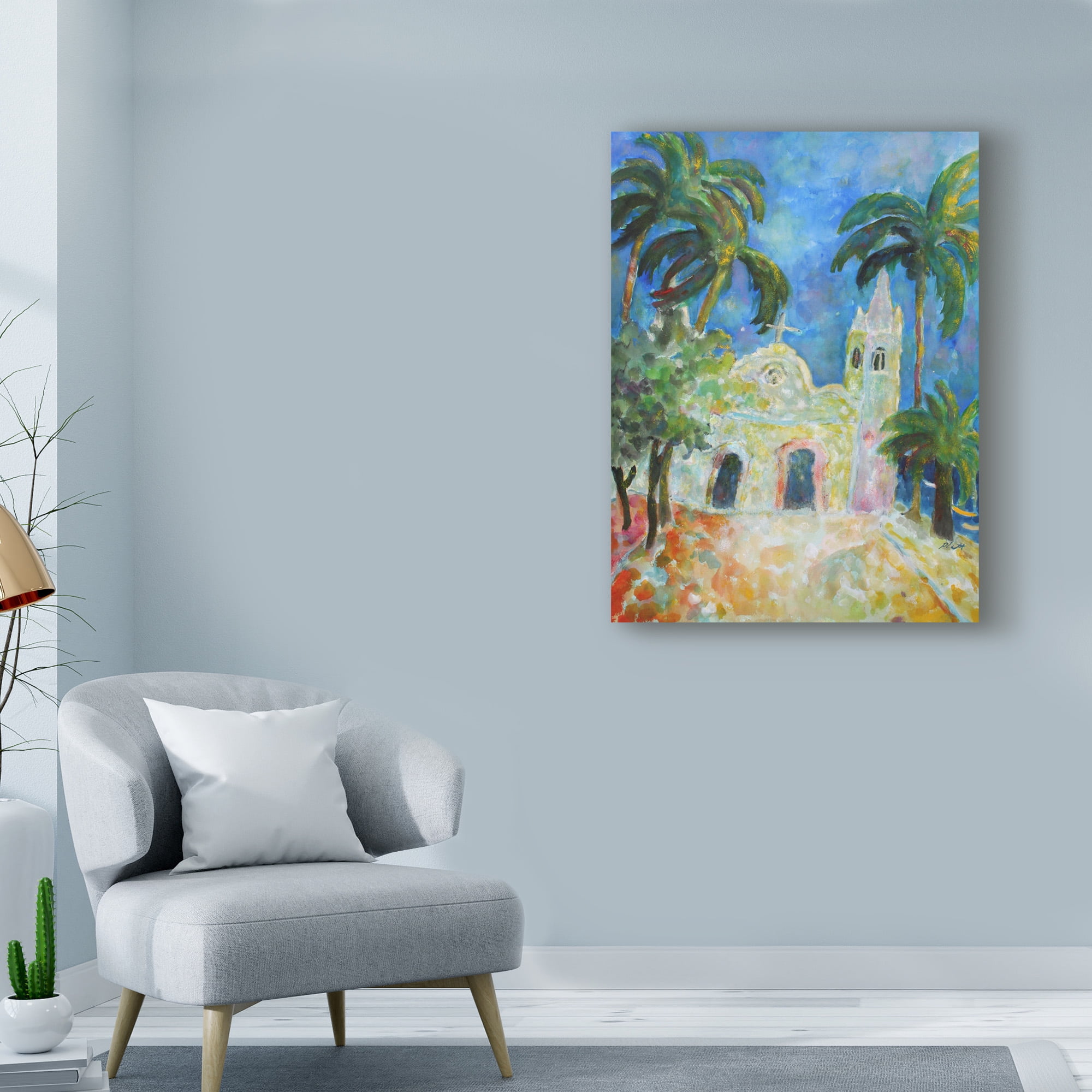 Trademark Fine Art 'Praia Du Forte' Canvas Art by Lorraine Platt