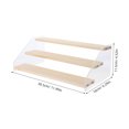 thumbnail image 2 of TABLZONE Transparent Acrylic Display Stand Stepped Design for Organizing Dolls Figures, 2 of 8