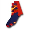 thumbnail image 2 of Superman Costume Crew Socks With Cape, 2 of 2