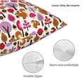 thumbnail image 3 of Pofeuu Squirrel In The Forest Print Double-sided plush pillowcase Square Throw Pillow Covers Pillows Cover for Living Room Bedroom Sofa Couch Cushion Cover（No pillow core）-16"x16", 3 of 7