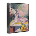 thumbnail image 2 of Stupell Industries Modern In The Quiet Shade Tiger Black Framed Giclee Art, 11 x 14, by Svetlana Aleynikova, 2 of 8