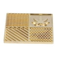 thumbnail image 2 of Brass Ice Tray, 4 Patterns Ice Cube Mold Stamping Plate Bar Tool Thick Material for Cocktails Whiskey Bourbon Lovers, 2 of 7