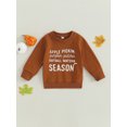 thumbnail image 2 of Bagilaanoe Toddler Baby Girl Casual Sweatshirt Long Sleeve Letter Print Pullover 6M 12M 18M 24M 3T 4T Kids Fall Loose Tee Tops, 2 of 9